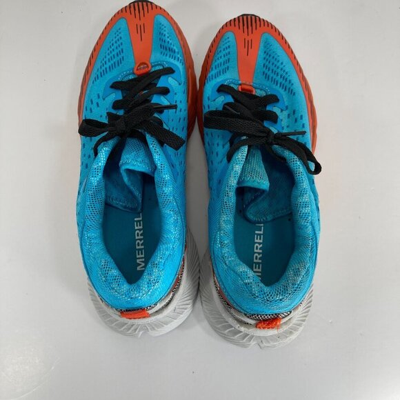 Merrell Agility Peak 5 Vibram Trail Trekking Running Shoes Women’s Size 8.5 Blue - Picture 10 of 13